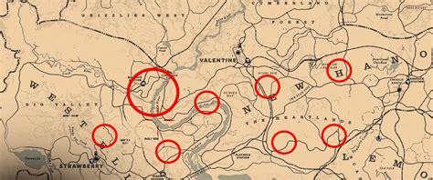 Red Dead Redemption Treasure Map Locations - Maping Resources