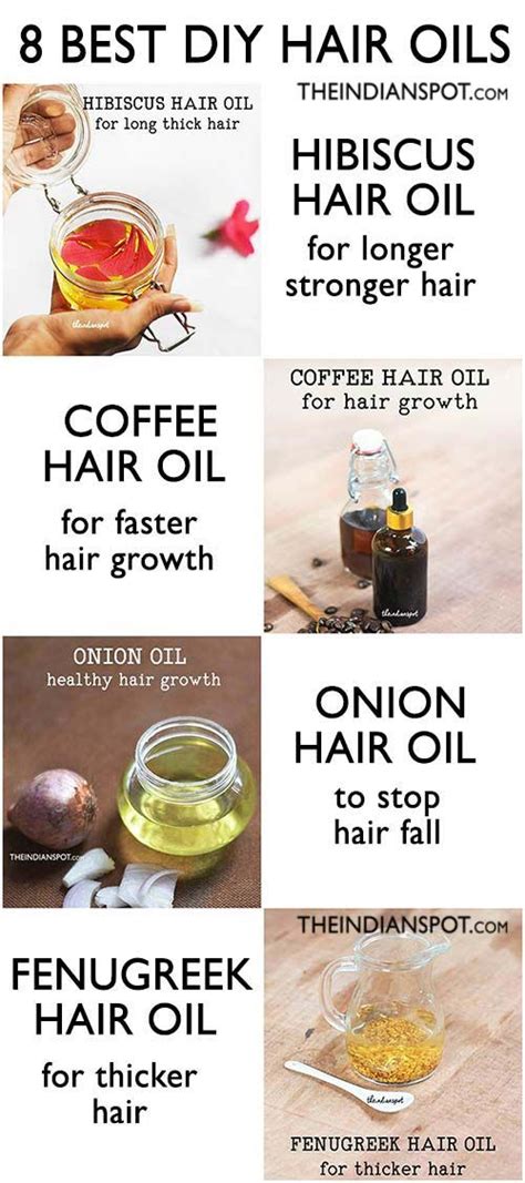 BEST HAIR OIL RECIPES FOR FASTER HAIR GROWTH | Hair oil, Hair oil ...