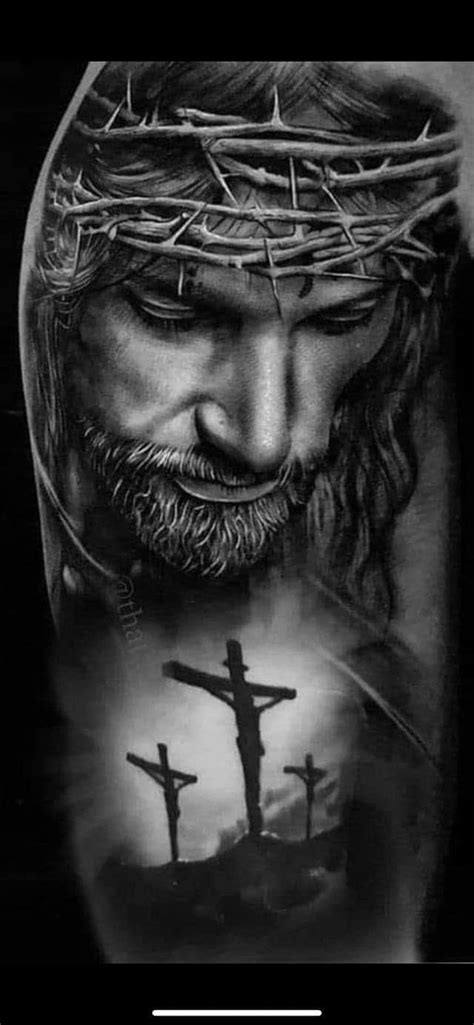 Pin em Things I want to paint or draw | Tatuagem de jesus, Tatuagem de ...