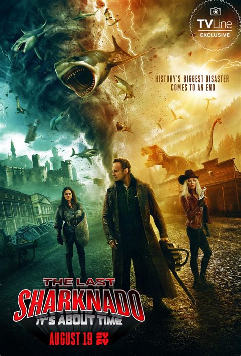 THE LAST SHARKNADO | Poster do filme faz você se perguntar o que está ...