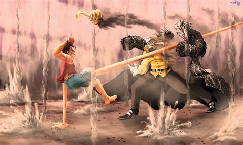 Luffy vs Crocodile💥Made by me : r/manga