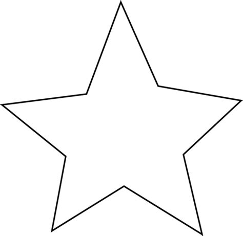 Patriotic Stars Clip Art Black And White