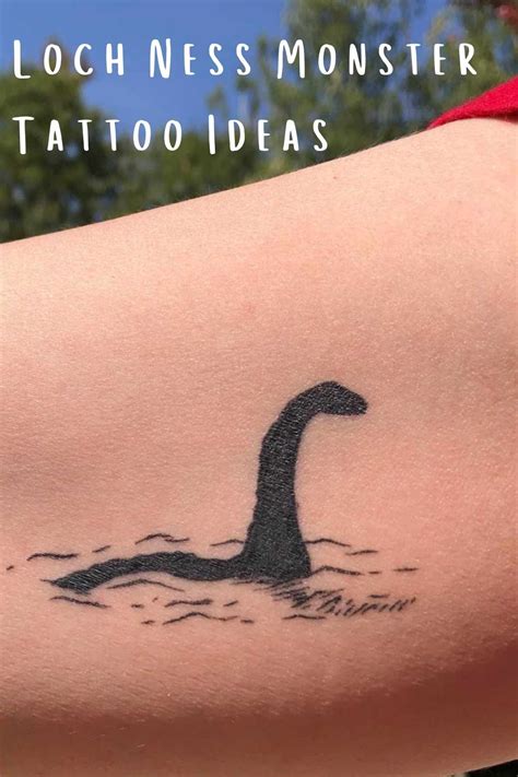 73 Loch Ness Monster Tattoo Ideas - Tattoo Glee