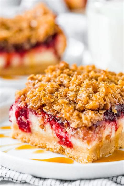 Cranberry Cheesecake Bars Recipe | Sugar and Soul