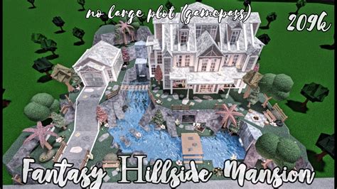 Bloxburg: Fantasy Hillside Manor - YouTube