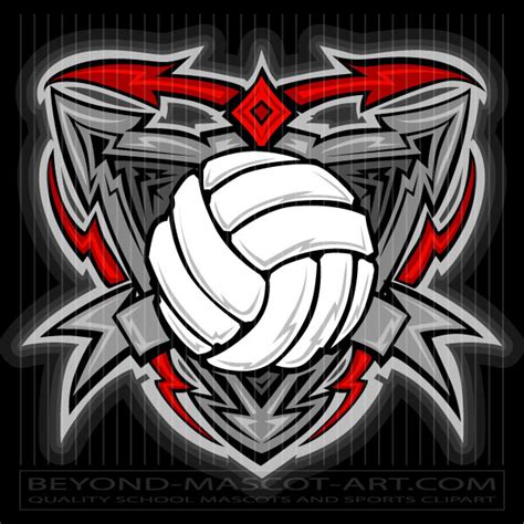 Cool Volleyball Graphic Graphic Vector Volleyball Image