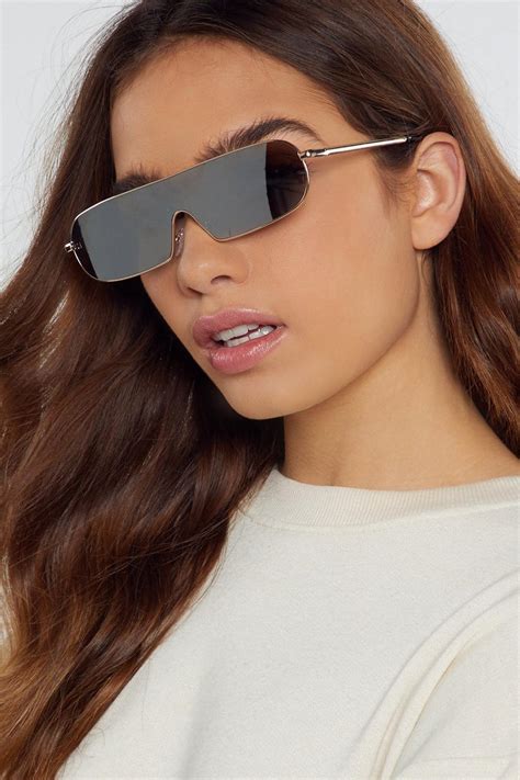 Sports Aviator Black Lens Sunglasses | Nasty Gal