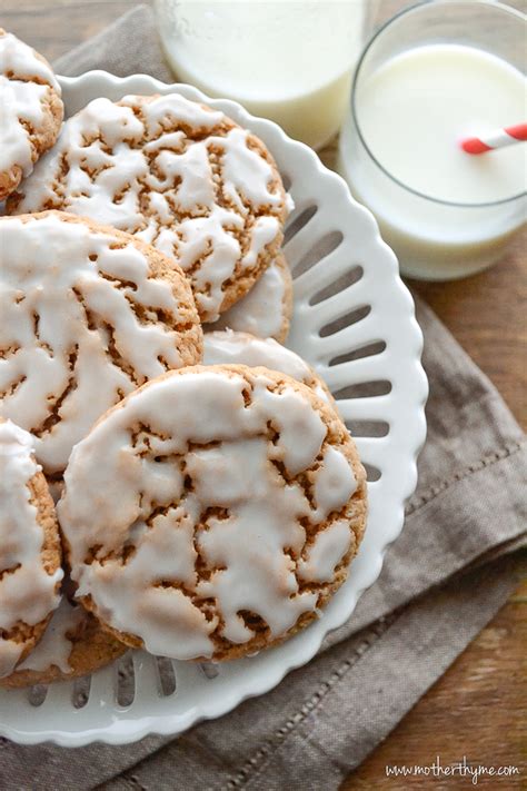 Iced Oatmeal Cookies | Mother Thyme