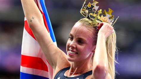 Keely Hodgkinson wins Britain's first athletics gold at Paris Olympics ...