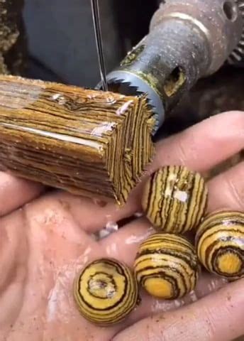 This is how these wooden balls are made - Awesome | Wood turning ...