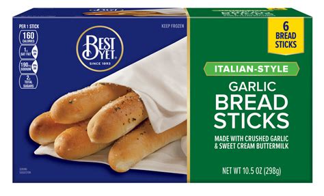 Italian Style Garlic Breadsticks - Best Yet Brand