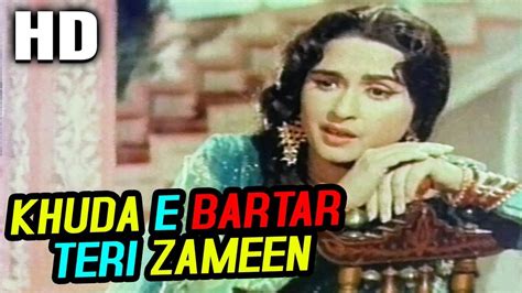 Khuda E Bartar Teri Zameen | Lata Mangeshkar | Taj Mahal 1963 Songs ...