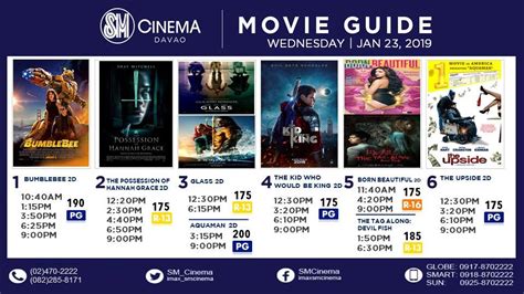 SM City Davao Cinema Movie Schedule- DAVAO LIFE