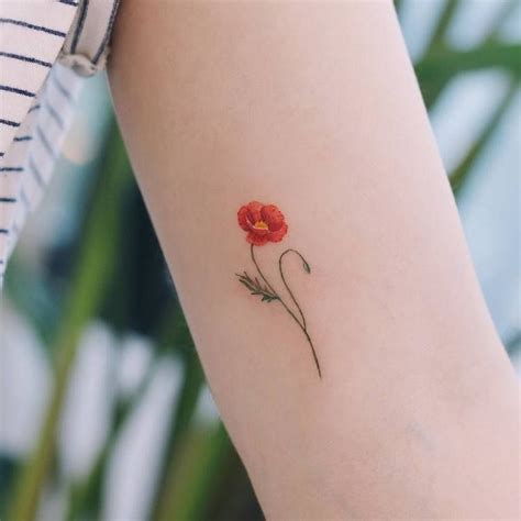 60 Beautiful Poppy Tattoo Designs and Meanings | TattooAdore | Poppies ...