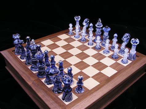 Custom Glass Chess Set | globalglassworks | Flickr