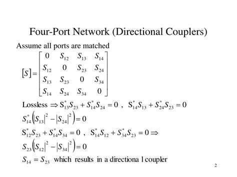 PPT - Power Dividers and Directional Couplers PowerPoint Presentation ...