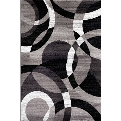 World Rug Gallery Contemporary Modern Circles Area Rug - Walmart.com