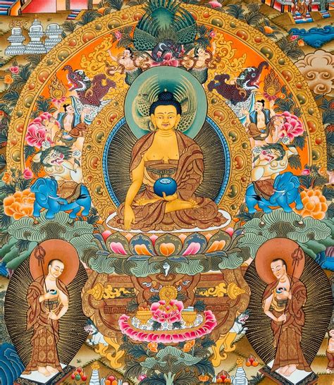 Life of Buddha Master Thangka | Buddhist artwork, Thangka painting ...