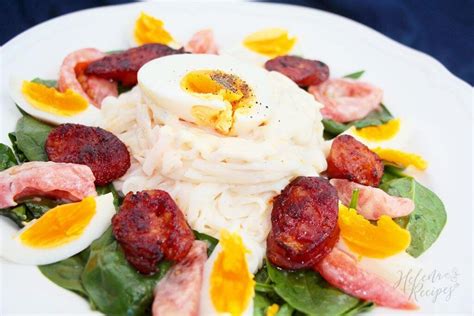 Chorizo Sausage Salad ? / For the Perfect Morning - Helena Recipes