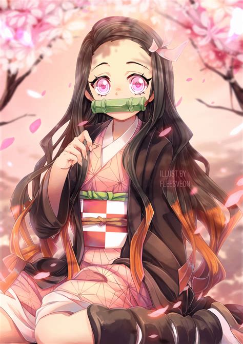 Nezuko-chan: by fleesveon on DeviantArt : r/DemonSlayerAnime