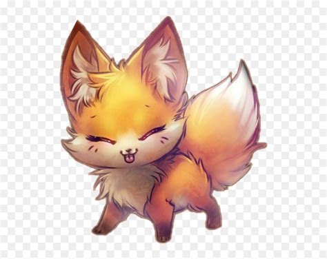 #freetoedit #cute #fox #anime #kawaiisticker #kawaii - Chibi Fennec Fox ...