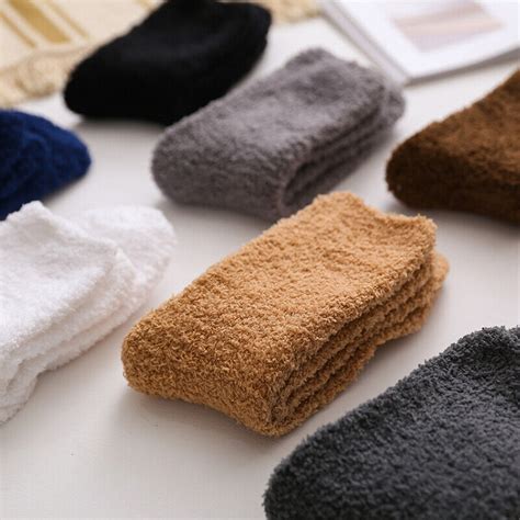 Fluffy Winter 6 Pack Sleeping Bed Socks Thick Unisex – Pantsnsox