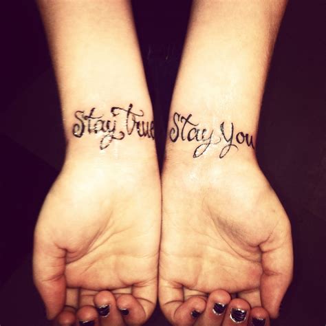 Stay true stay you. | Tattoo quotes, Infinity tattoo, Tattoos