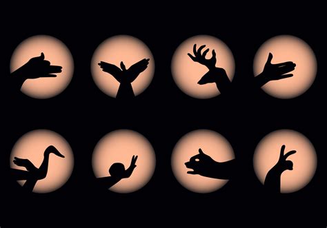 Free Shadow Puppet Hand Vector | Shadow puppets, Vector, Shadow