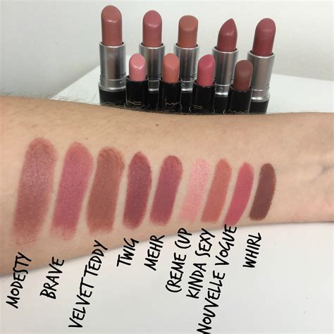 Mac Whirl Vs Velvet Teddy Lipstick - bestcfile