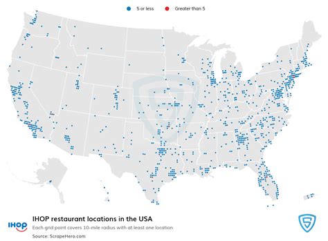 Number of IHOP locations in the USA in 2024 | ScrapeHero