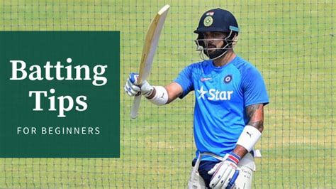 Batting Tips - Cricket Batting Techniques for Beginners | KrazzyMag