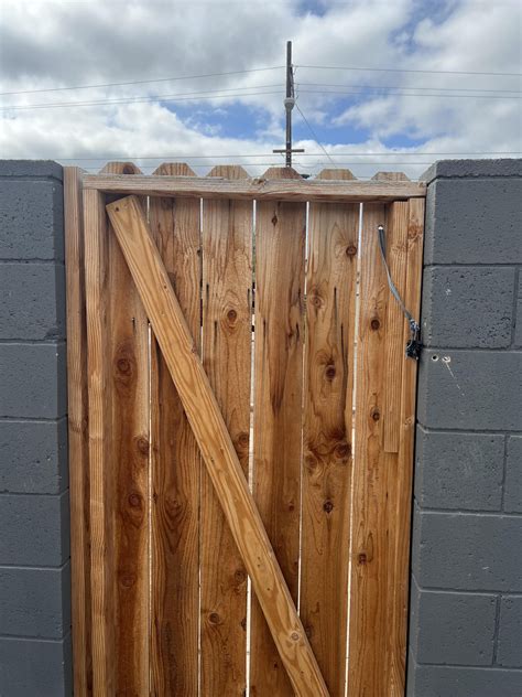 How to attach gate lock? : r/landscaping