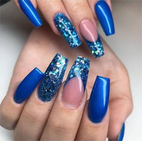 40 Royal Blue Nails Ideas you should try this year