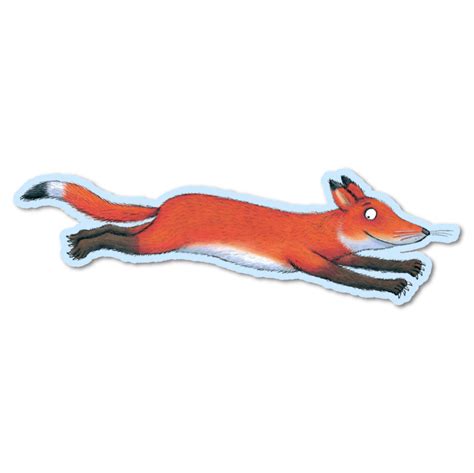 'The Gruffalo' Character School Sign: "Fox Running" - Charlie Fox Signs