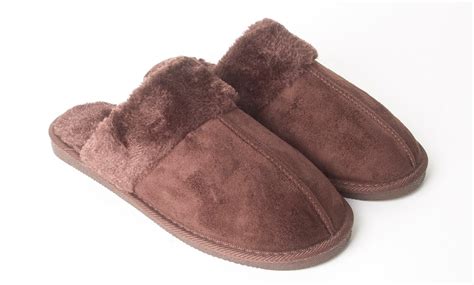 Men's Fleece Lined Slippers | Groupon