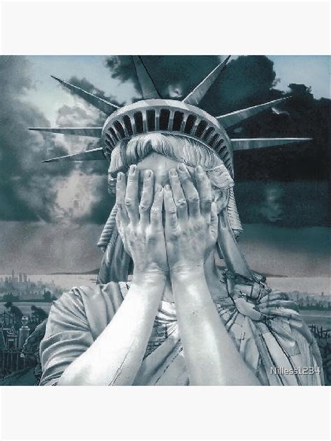 "Statue of Liberty Crying" Poster for Sale by Nilless1234 | Redbubble