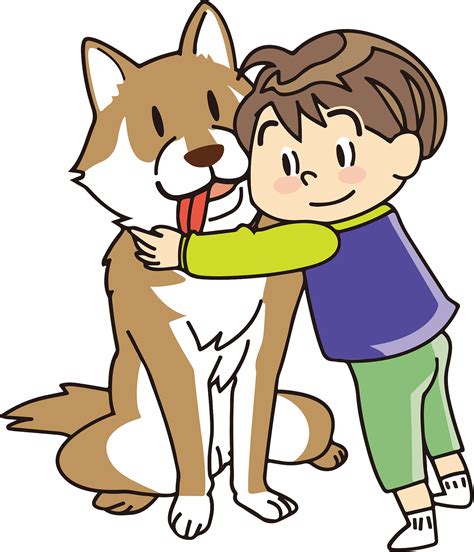 Little Boy And Dog PNG File - PNG Mart