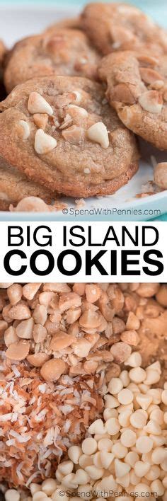 Big Island Cookies a | Big island cookies, Best cookie recipes, Yummy ...