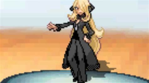 Pokemon Blaze Black 2 Redux - vs Pokemon Trainer Cynthia (Challenge ...