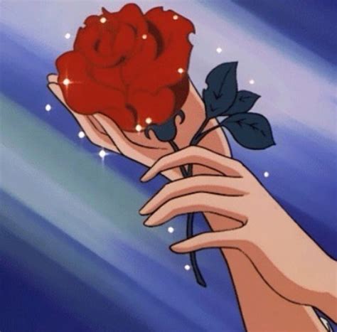 Pin by joon yui on my dream red rose | Anime aesthetic red, Retro anime ...