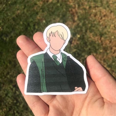 Draco Malfoy Inspired Sticker | Etsy | Draco malfoy, Cute drawings, Draco