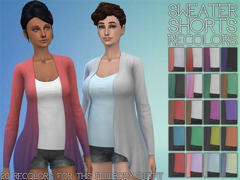 20 Recolors Found In Tsr Category Sims 4 Female Everyday Sims 4 ...