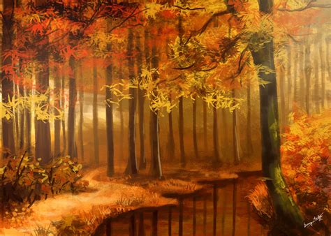 Image detail for -Autumn forest by *Sunimo on deviantART Fantasy Forest ...