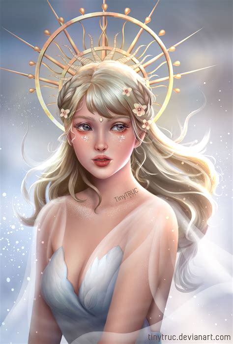 Princess Aphrodite - Greek Godess Art by Tiny Truc on Behance | Greek ...