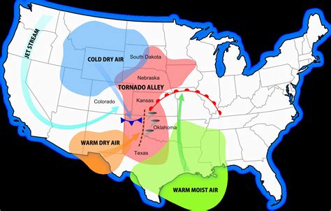 Texas tornado Alley Map – secretmuseum