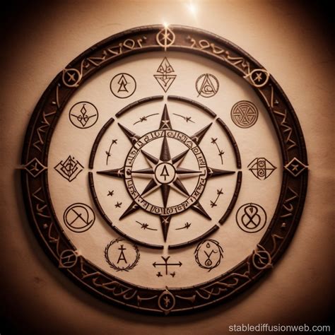 Diablo 2 Rune Symbols Tattoo Design | Stable Diffusion Online