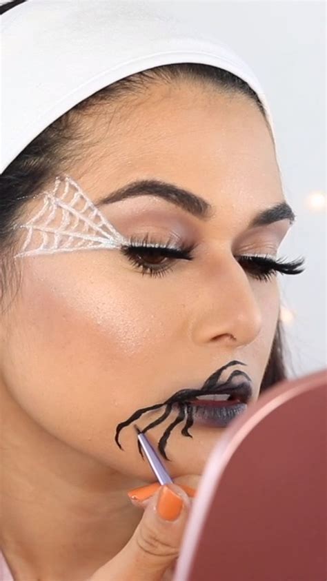 Quick And Easy Spider Web Makeup | Saubhaya Makeup