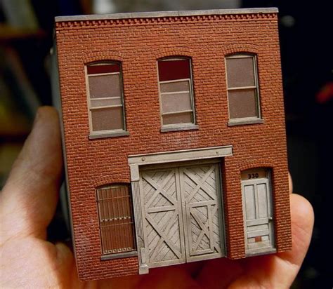 ho scale brick paper | Model Railroad Forums • View topic - Testing the ...