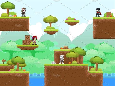 The Ninja - Game Sprites | 2d game background, Ninja games, Concept art ...