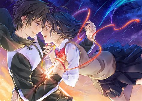 Taki and Mitsuha - Kimi no Na wa Fan Art (40374592) - Fanpop